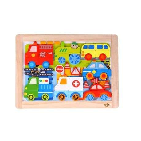 TookyToy Vehicle Magnetic Puzzle (Demo)