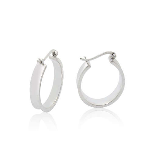 3Mm Round Concave Earrings