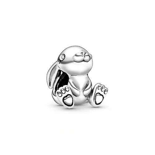 Silver Cute Rabbit Charm