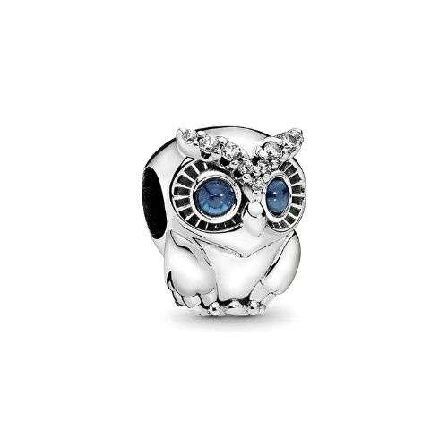 Silver Owl Charm