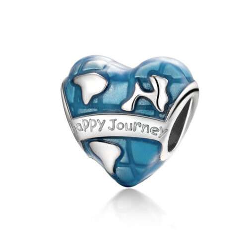 Happy Journey World Travel Charm