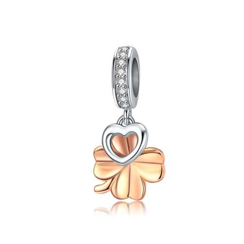 Clover And Heart Charm