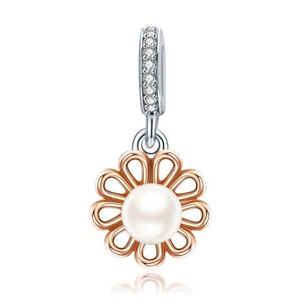 Flower And Pearl Charm