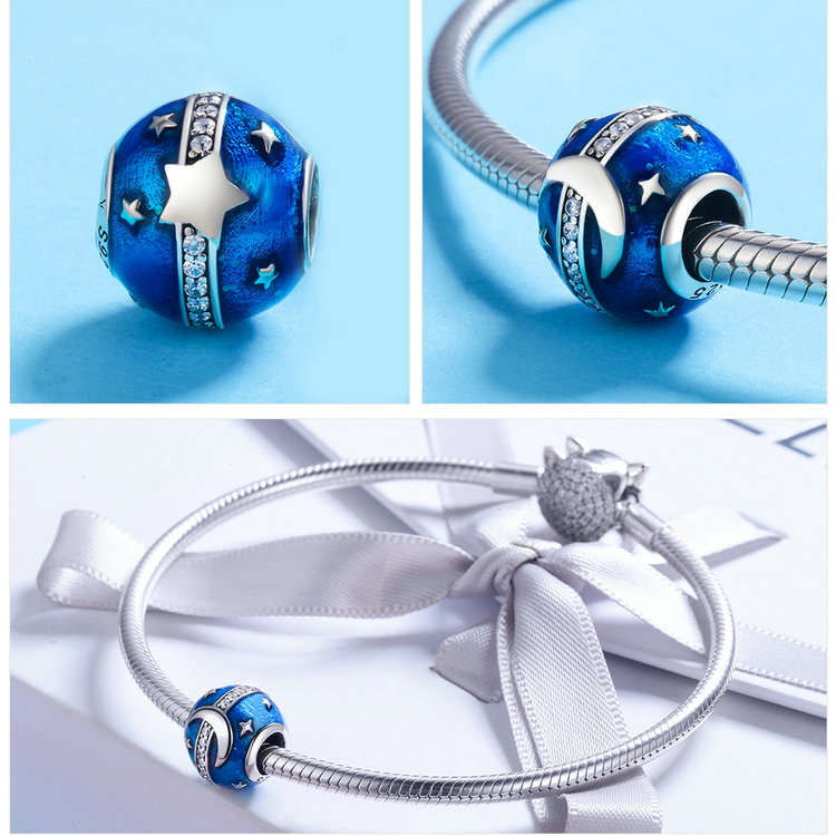 Moon And Stars Charm