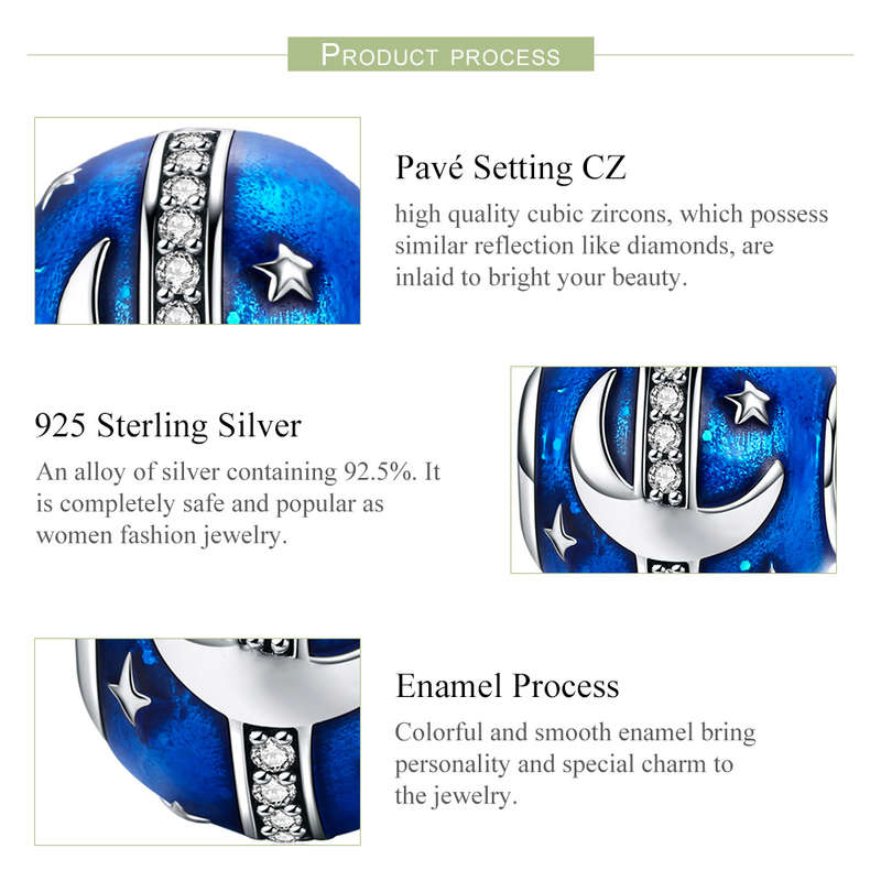 Moon And Stars Charm