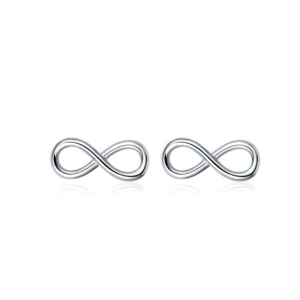 Silver Infinity Studs