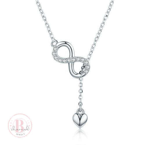 Heart And Infinity Necklace