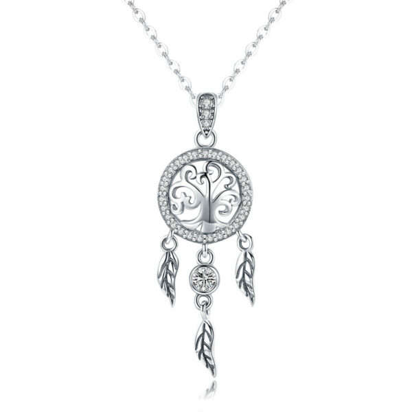 Tree Of Life Dream Catcher Necklace