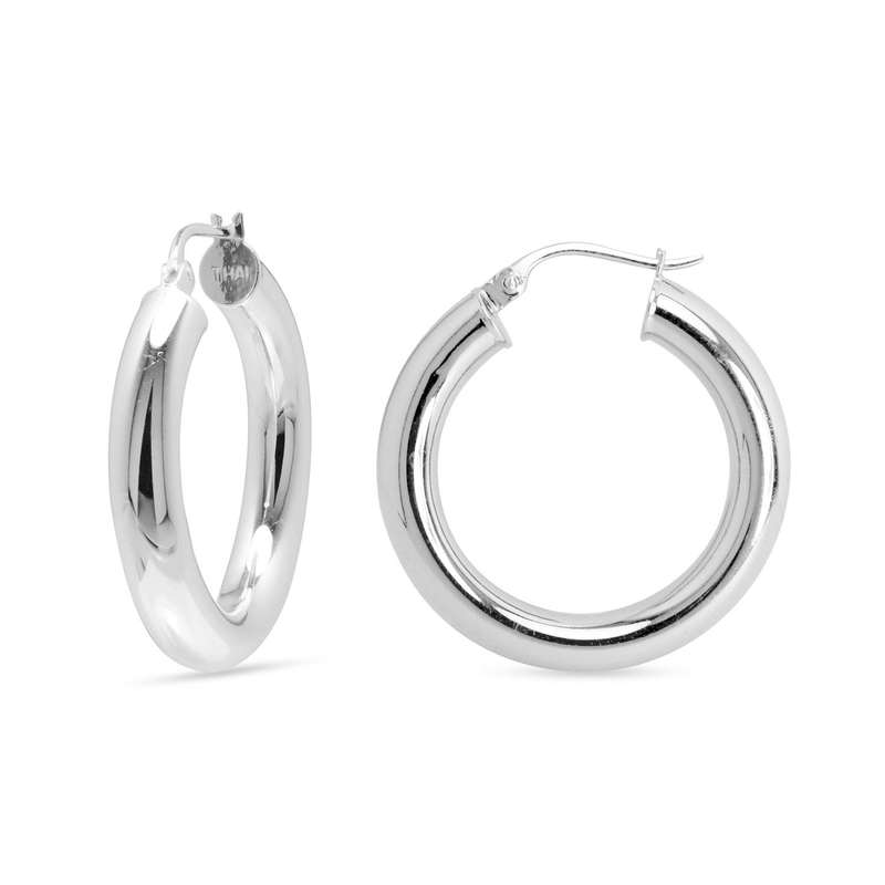 20Mm Wide Hoop Earrings