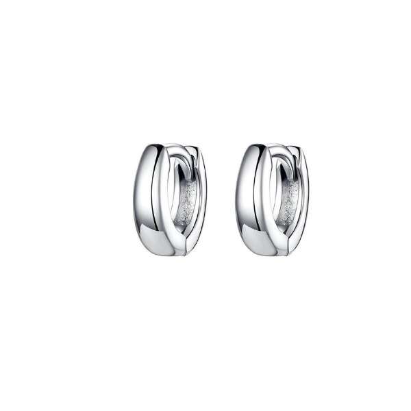 14Mm Round Hoop Earrings