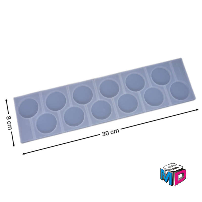 Round Lollipop Silicone Mould edibles