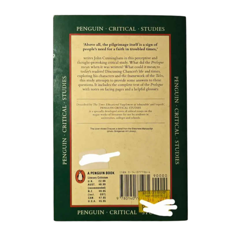 Chaucer: The Prologue to the Canterbury Tales - John Cunningham
