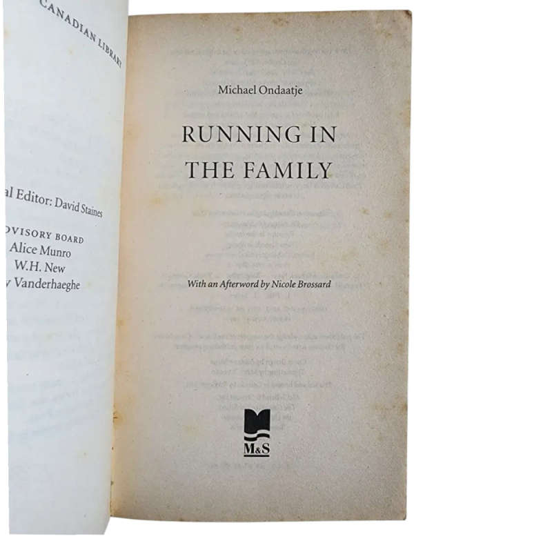 Running in the Family - Michael Ondaatje