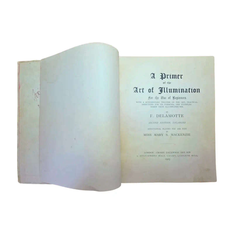 A Primer of the Art of Illumination - F. Delamotte (Antiquarian rare collector's book - 1925)