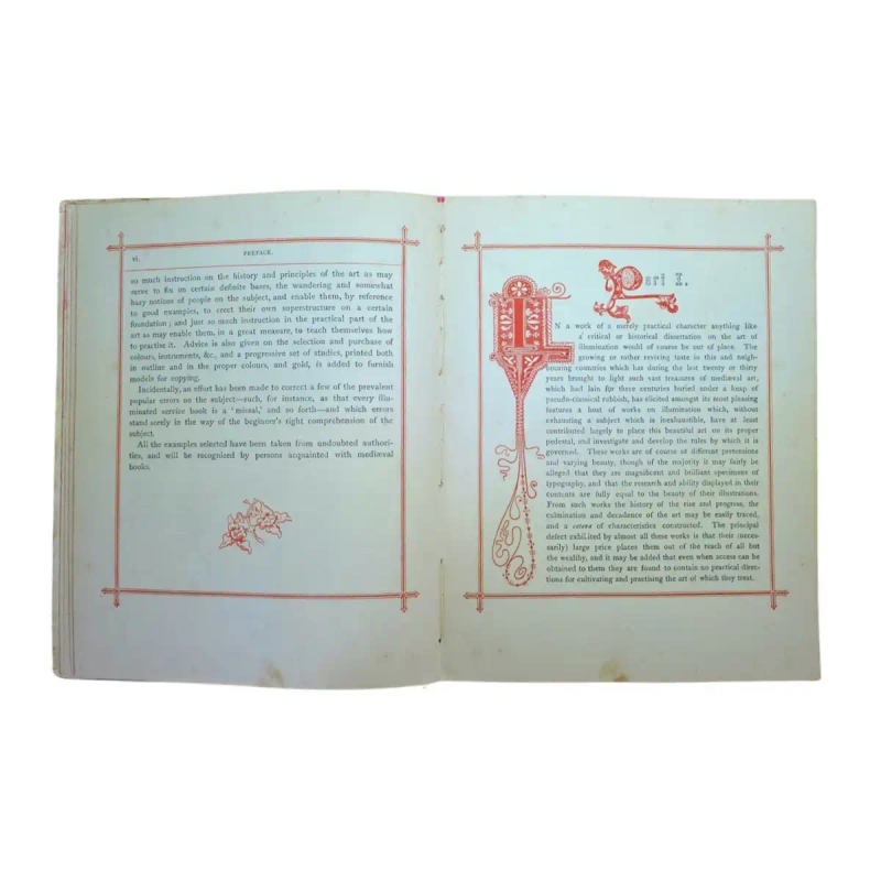 A Primer of the Art of Illumination - F. Delamotte (Antiquarian rare collector's book - 1925)