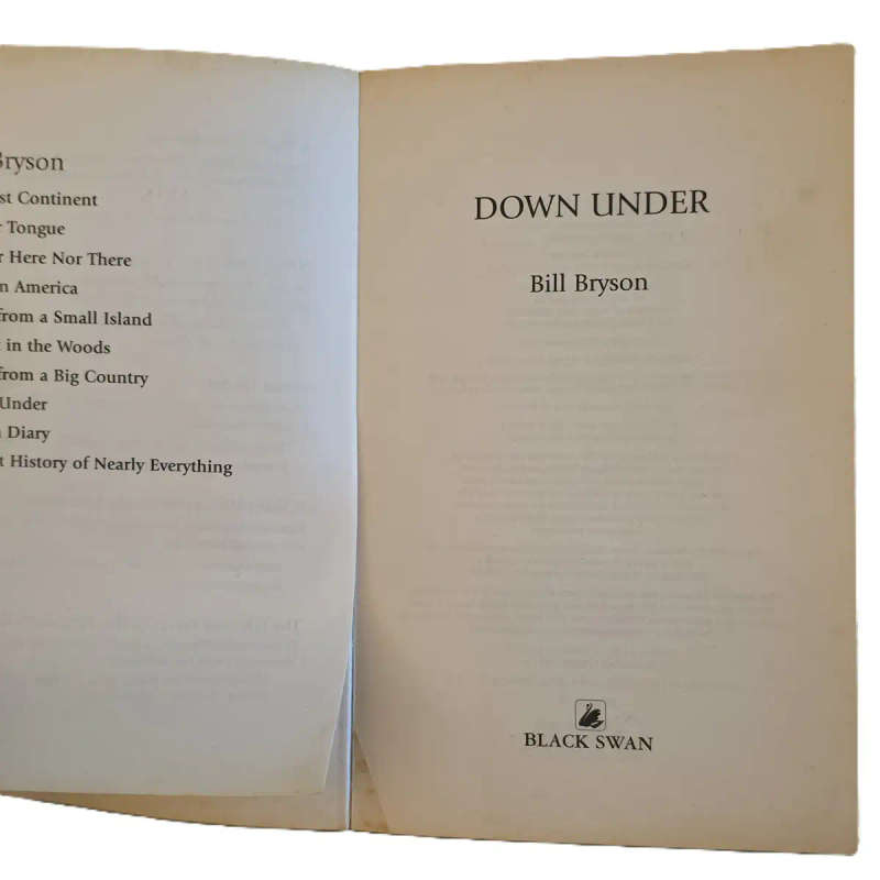 Down under - Bill Bryson