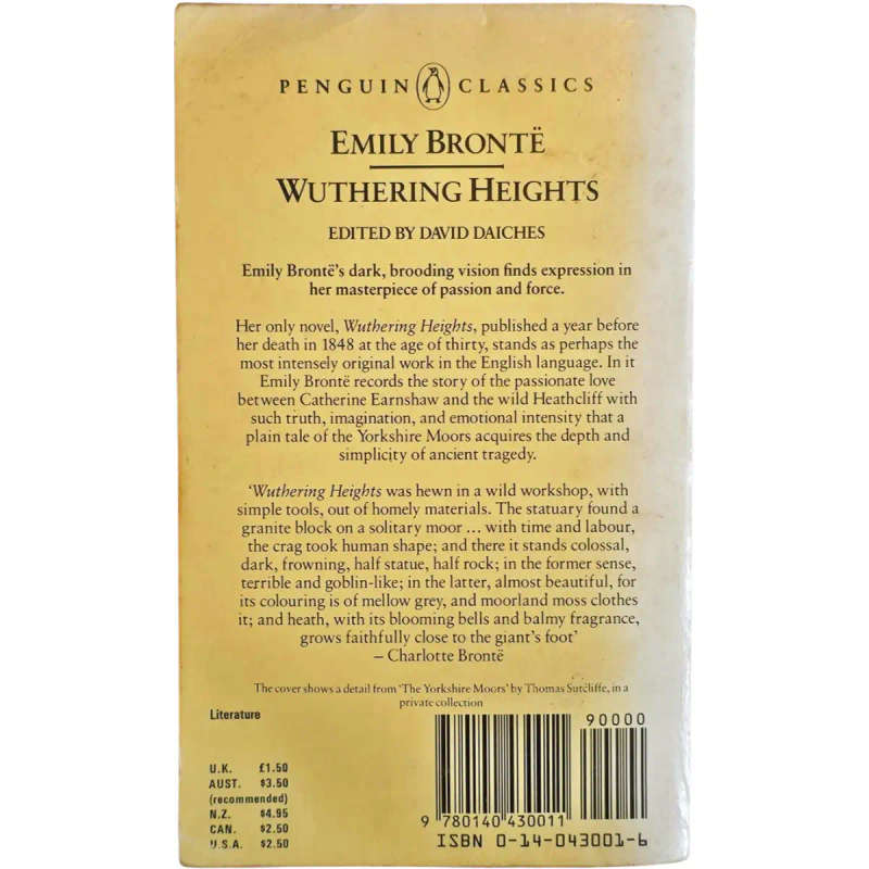 Wuthering Heights - Emily Brontë