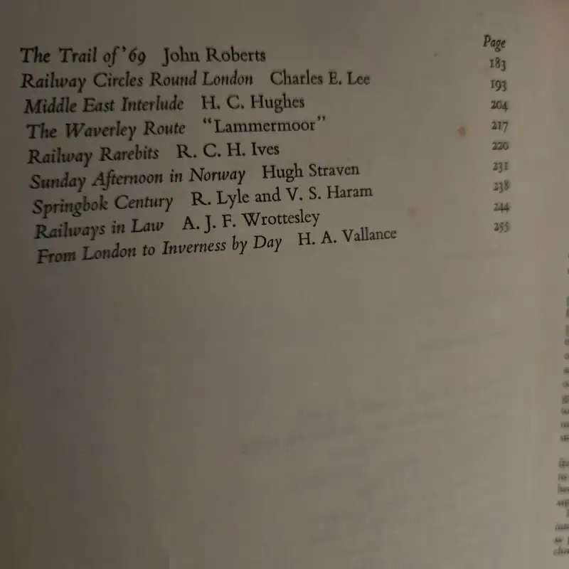 The railway enthusiast's bedside book - HA Vallance