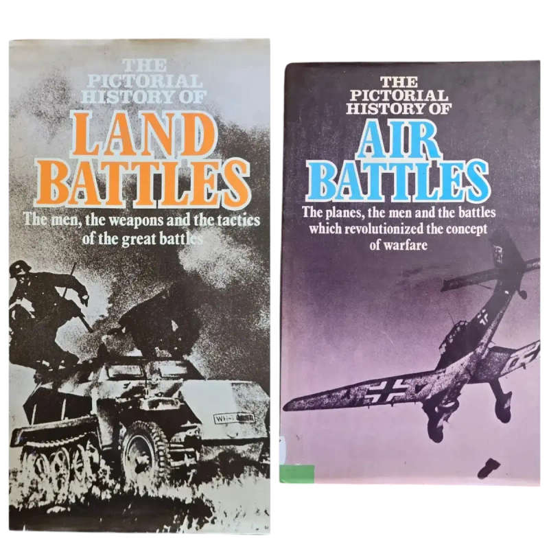 Land Battles & Air Battles - 2- book set