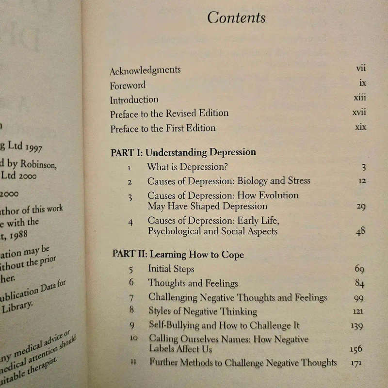 Overcoming Depression: A Self-Help Guide Using Cognitive Behavioural Techniques