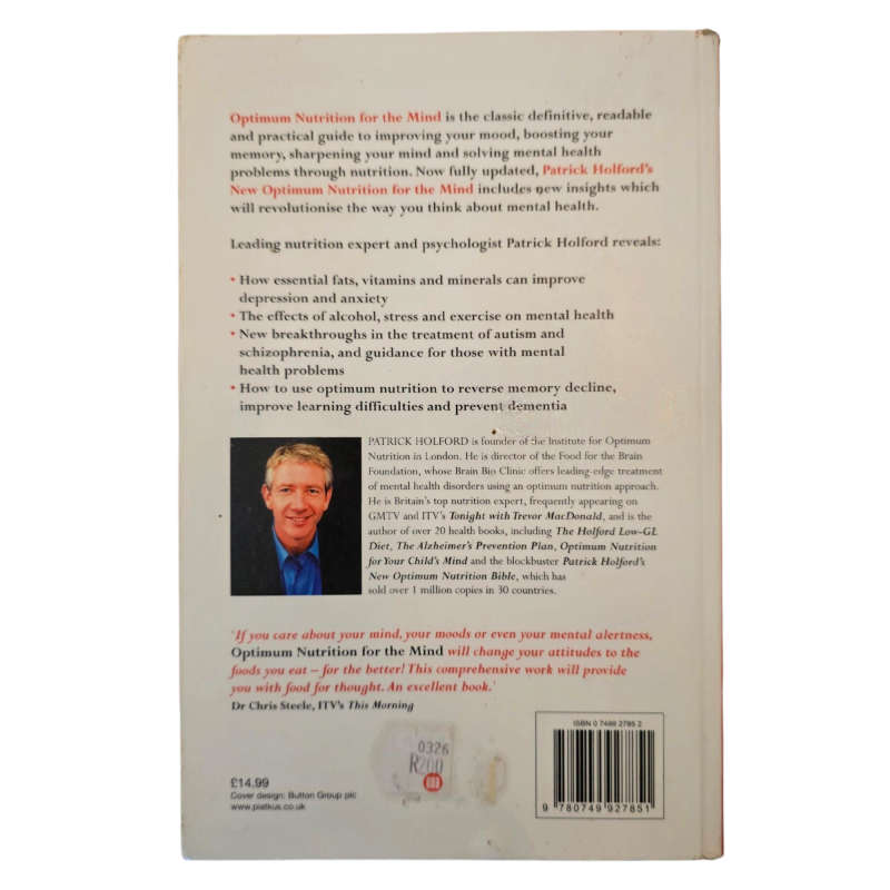 New Optimum Nutrition for the Mind - Patrick Holford