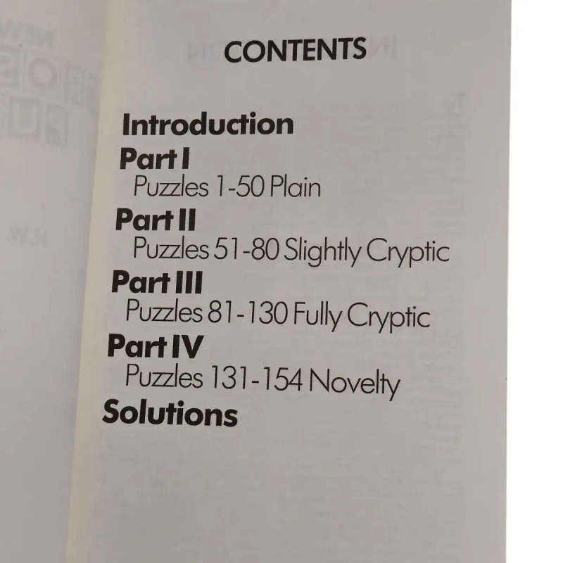 The New Book of Crossword Puzzles - HW Massingham
