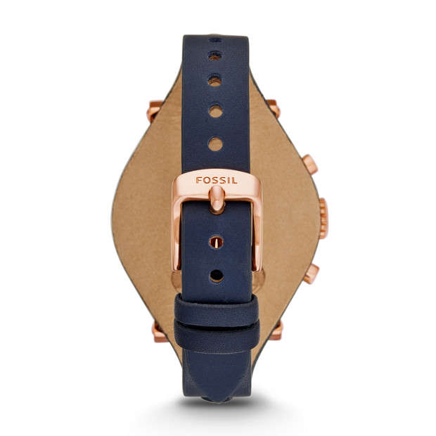 Fossil Ladies Old Boyfriend Navy Leather Strap Watch - ES3838 - Fossil 0.24kg