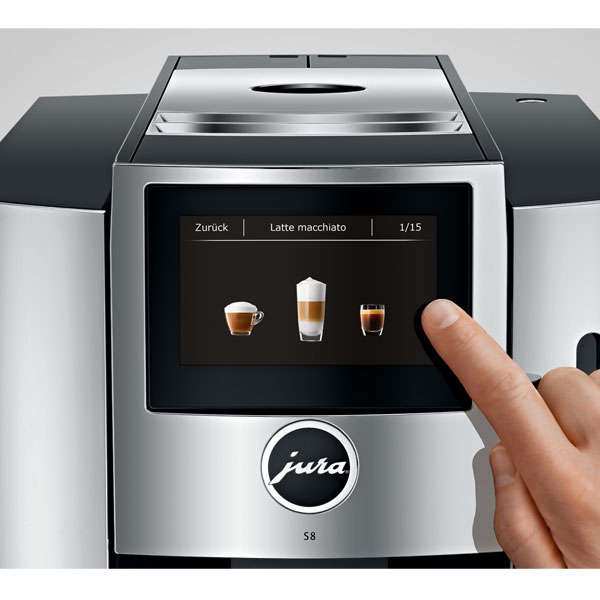 Jura S8 Automatic Touchscreen Bean to Cup Coffee Machine