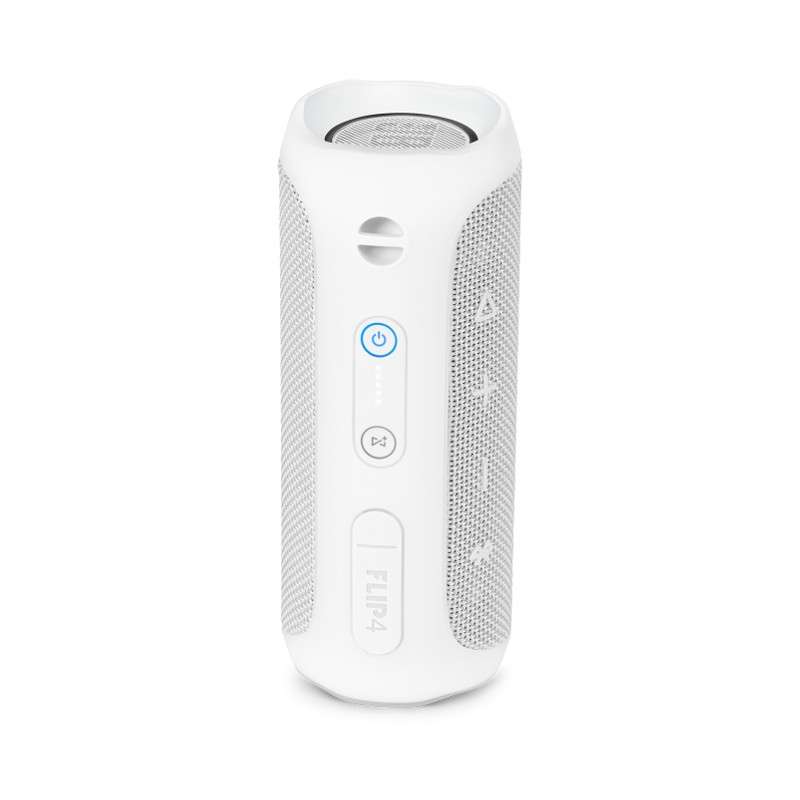 JBL FLIP 4 White Portable Waterproof Bluetooth Speaker - JBL