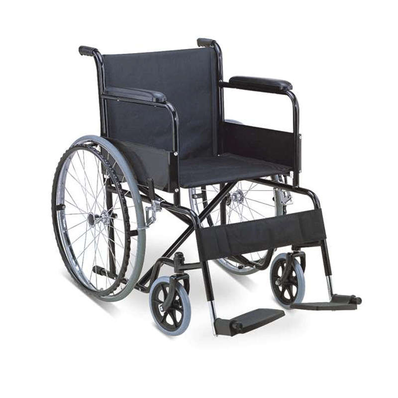 FS 875 Steel Wheelchair - Foldable Wheel Chair - Weight loading 100kg