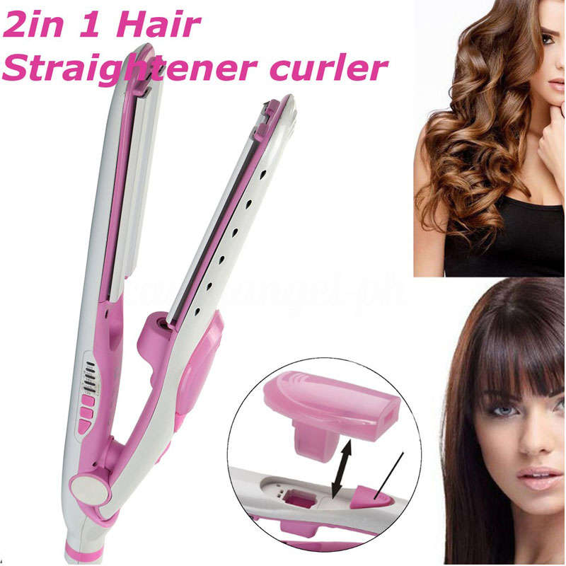 Promozer Professional Hair Style Steam Iron Straightener