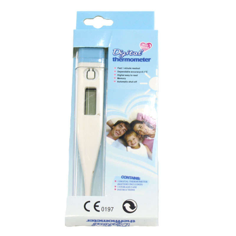 Unboxed Digital Thermometer With Storage Case and Batteries - Quick and Accurate