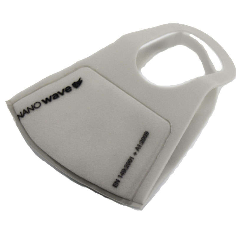 Limited Grey Huracan Nanowave GB2626-2006 Verified Respirator Reusable mask-Each - NANOWAVE