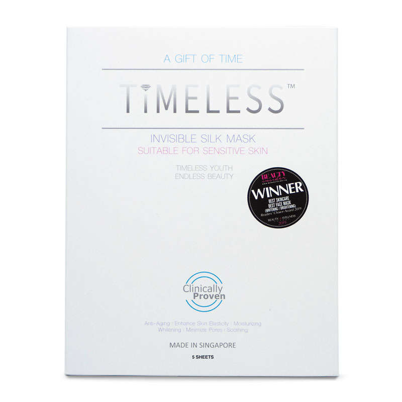 TIMELESS  TOMATO Invisible Silk Mask- Timeless Youth Endless Beauty- 5 Sheets