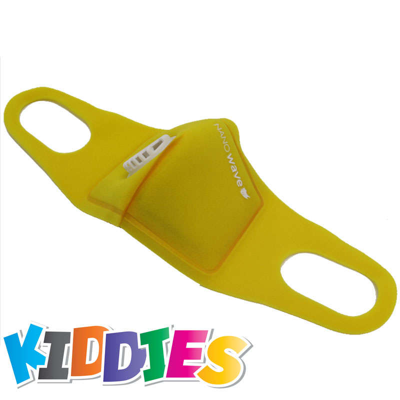 Kids Nanowave Second Edition - Yellow - Respirator Reusable mask - Each