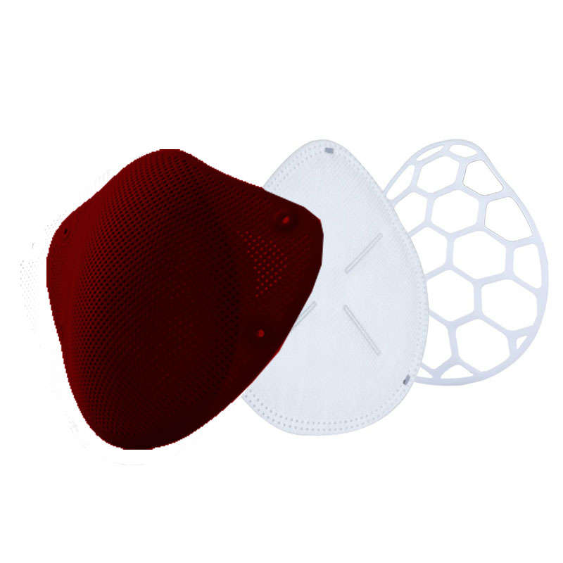 Silicone Reusable Adults Face Mask with 10 X N95 Filters(GB2626-2006) And Adjustable Earloop- Hyg...