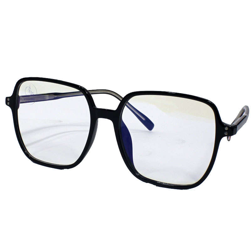 Blue Control Glasses for Computers - Anti Blue-Light - Blue Light Blocker - Square Black Frame