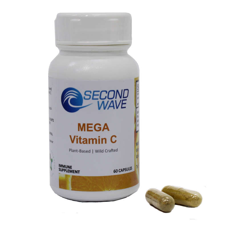 Second Wave  Waterkloof Botanics Vegan MEGA Vitamin C - Plant Based - Wild Crafted - Immune Suppl...