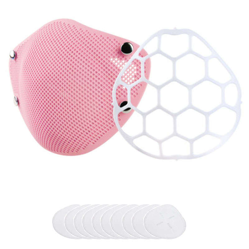 Silicone Reusable Adults Face Mask with 10 X N95 Filters(GB2626-2006) And Adjustable Earloop- Hyg...