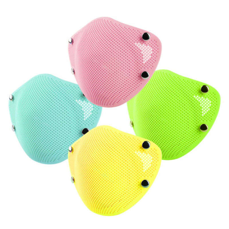 Silicone Reusable Kids Face Mask with 10 X N95 Filters(GB2626-2006) And Adjustable Earloop- Hygie...