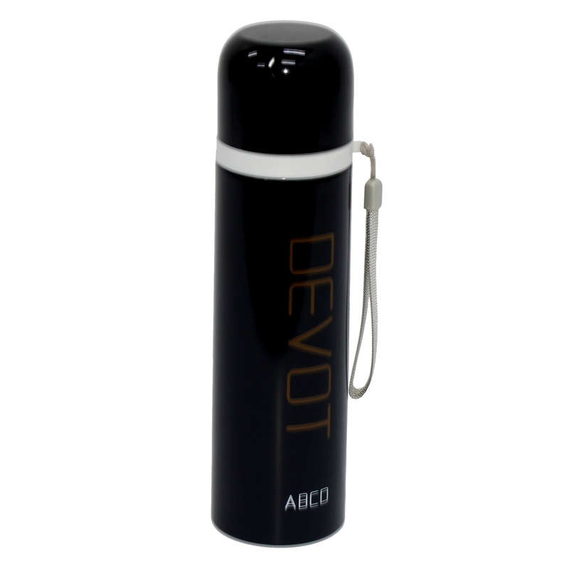 Devot Vacuum Insulated Thermal Flask 500ML  -Perfect for keeping your Drinks Hot or Cold - Black