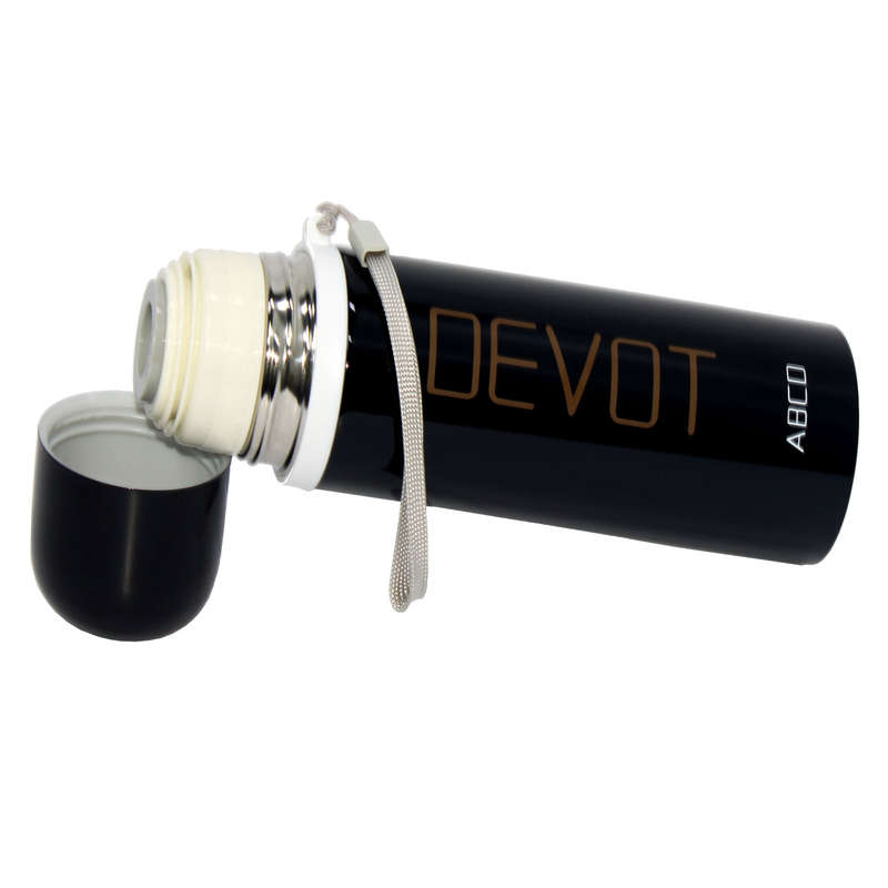Devot Vacuum Insulated Thermal Flask 500ML  -Perfect for keeping your Drinks Hot or Cold - Black
