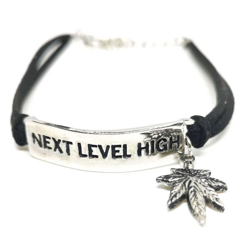 Next Level High  Silver Wrist Chain Handcrafted Bracelet 4:20 Inspired hand crafted costume jewel...