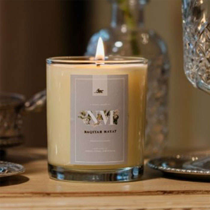 Naqiyah Mayat - Luxury Candle with Fleur De La Vie