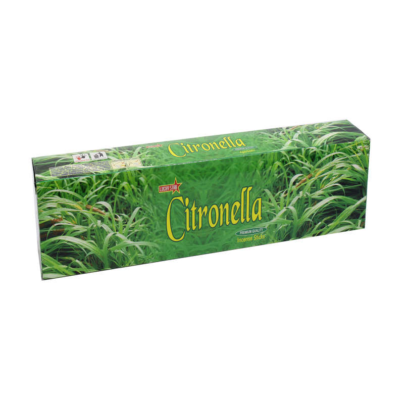 Lucky Star Citronella Premium Quality Incense Sticks - 60 Sticks