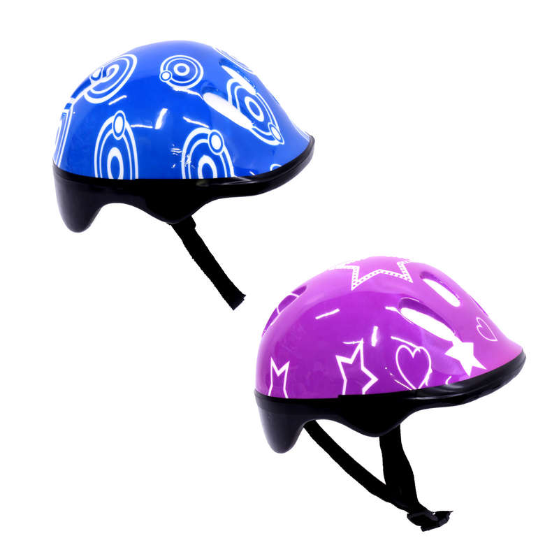 Helmet For Scooter - Bicycle/Bike Headpiece - Protective Kiddies Headgear - 2 Pack