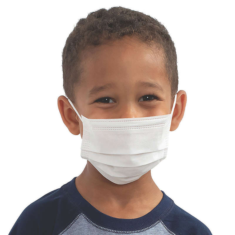 Kiddies Masks Disposable 3Ply Colourful, Comfy & Protective for School Kids - Assorted Pack of 100