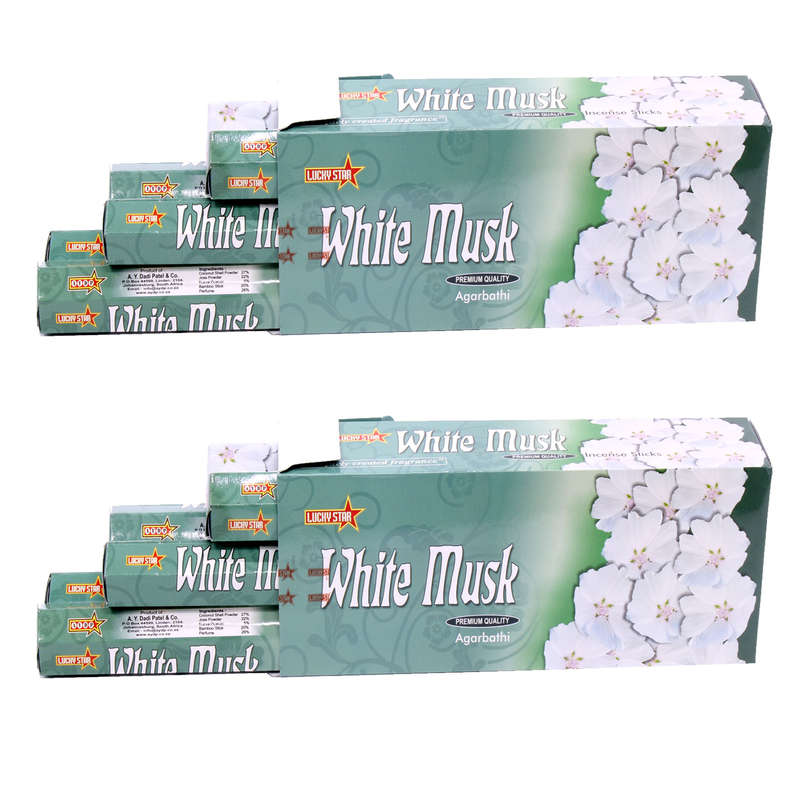 Incense Sticks - White Musk 9" Premium Quality Agarbatti - 240 Sticks