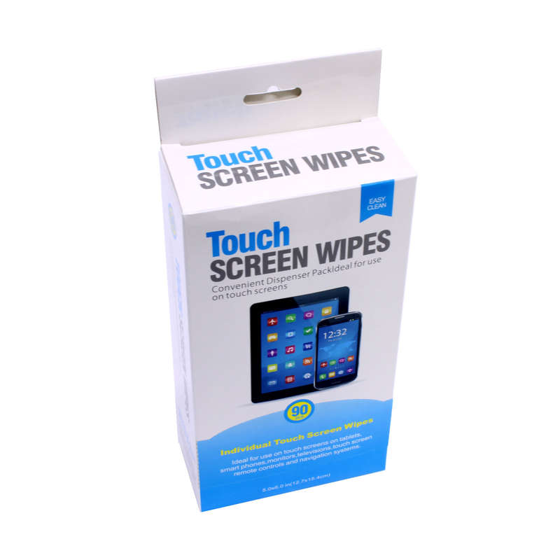 Touch Screen Wipes Individually Wrapped for I Pads or Phones - 90 Wipes
