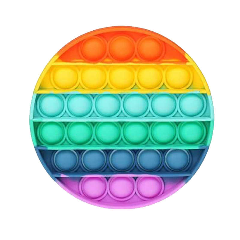 Fidget Toys -  It Washable Reusable Fidget Toy - Rainbow Circle